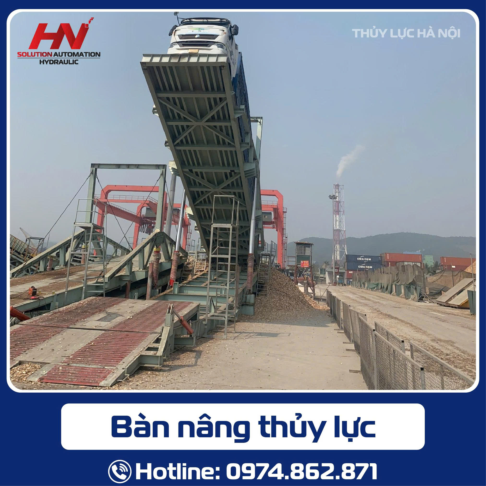 Bàn Nâng Thủy Lực